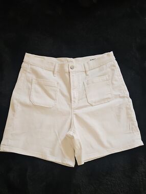 Nicole Miller White High-Rise Women's Shorts